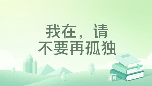 我在，请不要再孤独