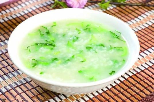 大米青菜粥