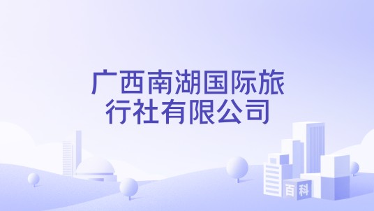 广西南湖国际旅行社有限公司