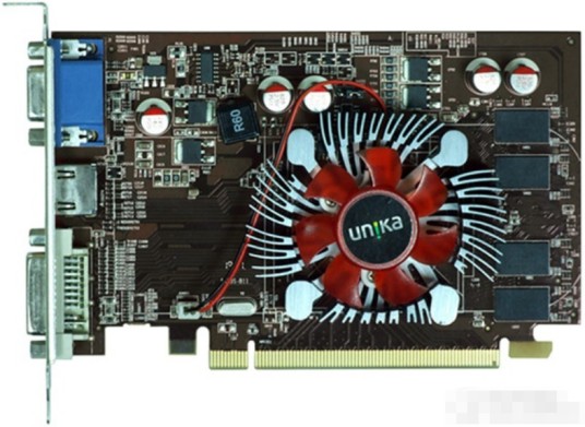 双敏火旋风2 HD6450(2GB)狂牛板 Hyper 冰翼