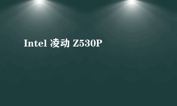 Intel 凌动 Z530P