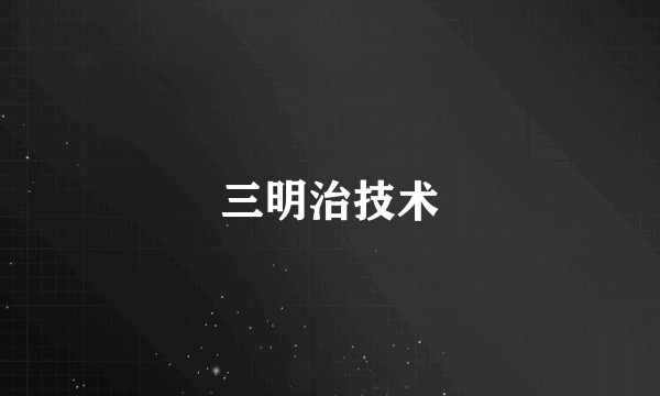 三明治技术