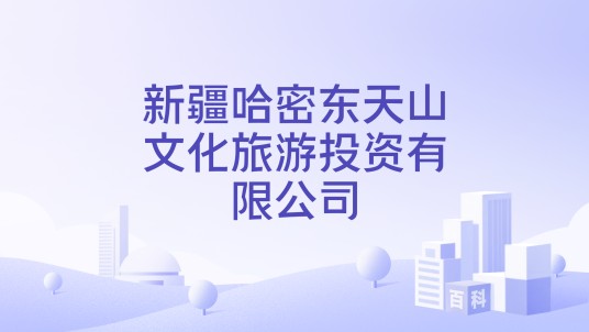 新疆哈密东天山文化旅游投资有限公司