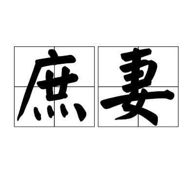 庶妻（人物称谓）