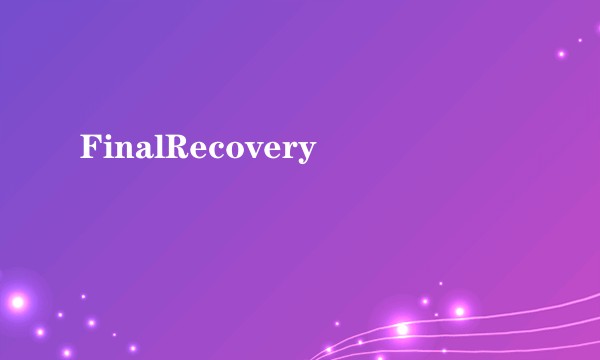 FinalRecovery