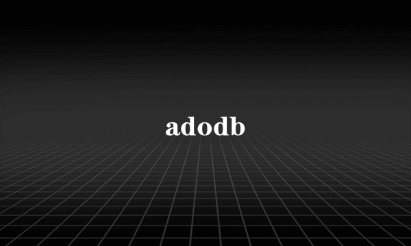 adodb