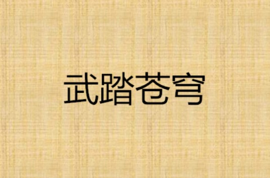 武踏苍穹