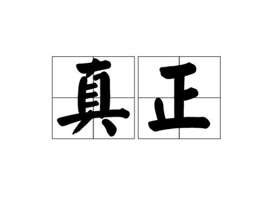 真正