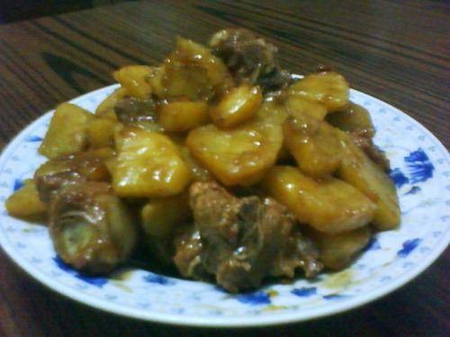 土豆炒肉
