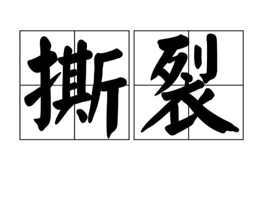 撕裂（汉语词语）