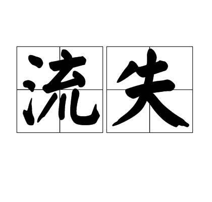 流失（汉语词语，指有用物质散失或人员离开）