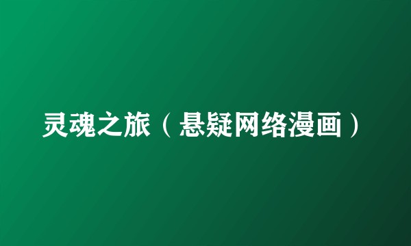 灵魂之旅（悬疑网络漫画）