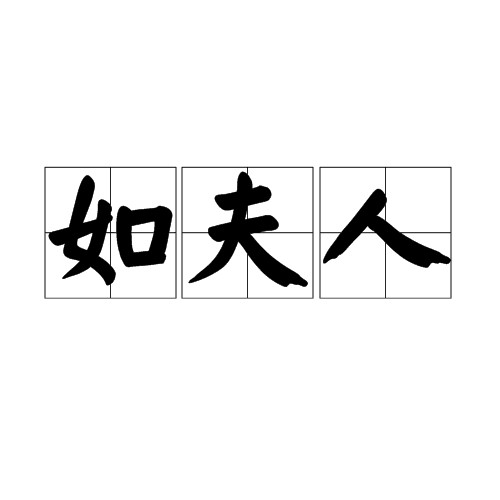 如夫人（汉语词汇）