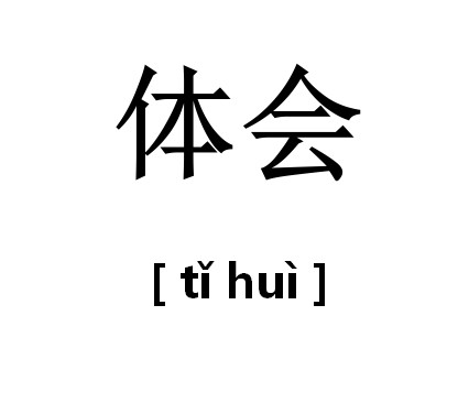 体会（汉语词语，指体验领会，出自《朱子语类》。）