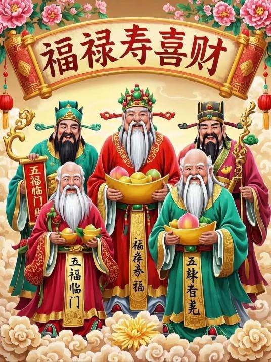 福禄寿喜（天界四神）