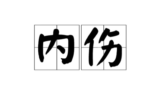 内伤（中医指由内因或外力引发的脏腑气血损伤）