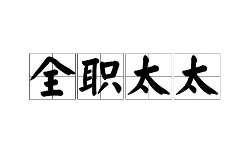 全职太太（汉语词语）
