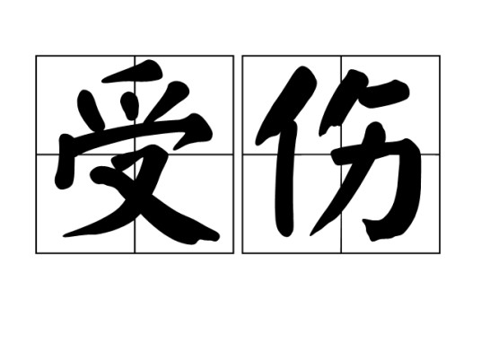受伤（汉语词语）