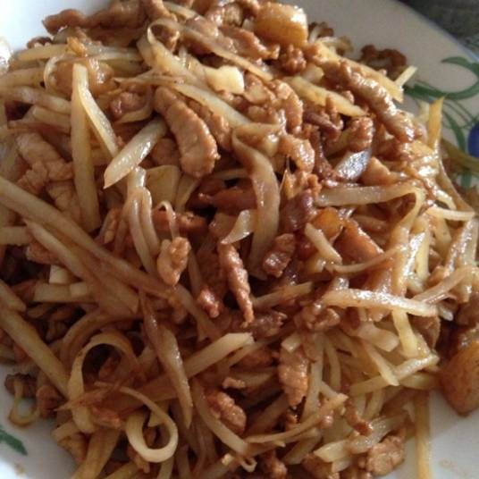 土豆丝炒肉