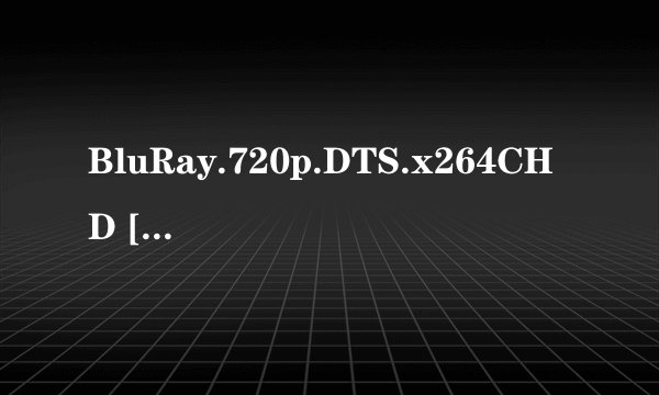 BluRay.720p.DTS.x264CHD [PublicHD]啥意思