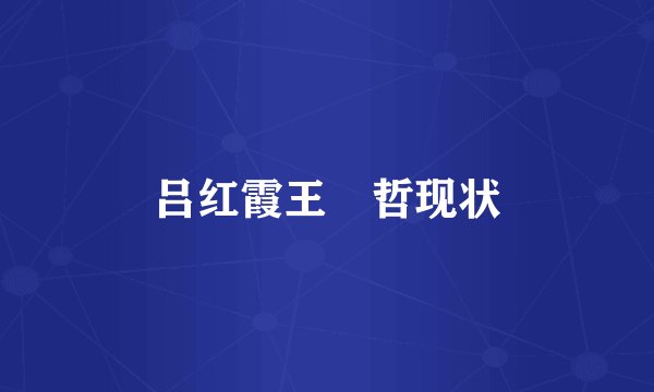吕红霞王祎哲现状