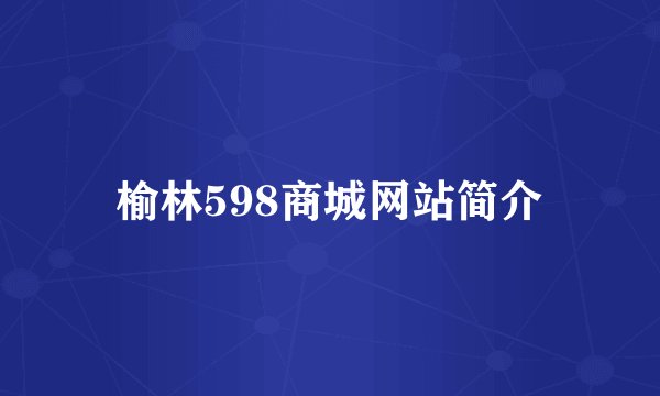 榆林598商城网站简介