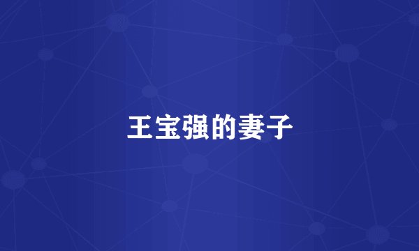 王宝强的妻子