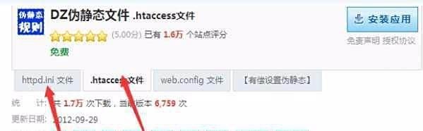 dz论坛伪静态设置