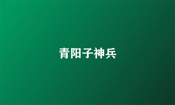 青阳子神兵