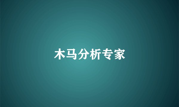 木马分析专家