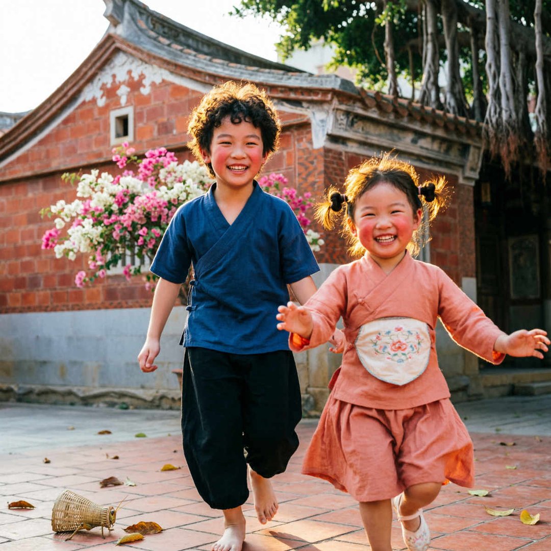 福建兄妹幼儿十岁左右