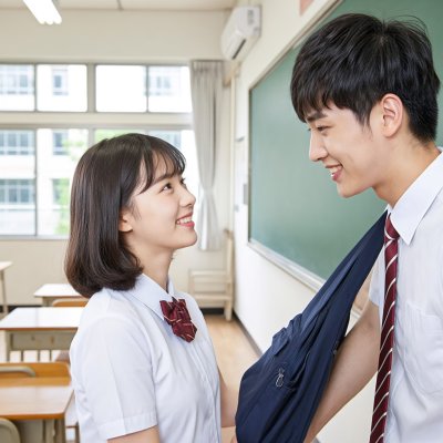 初中开学我和一位新同学，最难忘的相识瞬间[作文500字]