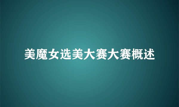 美魔女选美大赛大赛概述