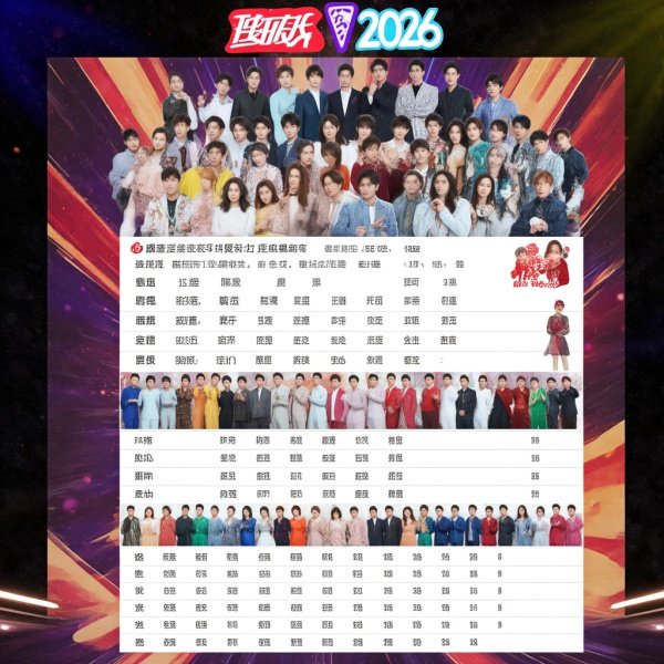 湖南卫视2026跨年晚会名单