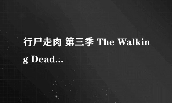 行尸走肉 第三季 The Walking Dead Season 3 (2012)全集未删减高清版免费下载