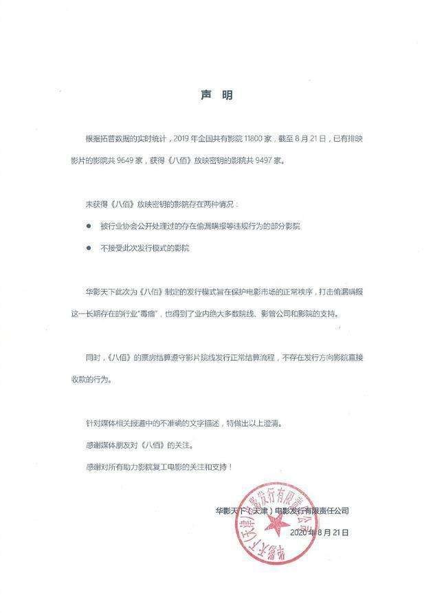 华谊兄弟要求中小影院先交保底费,交保底费是为了什么?