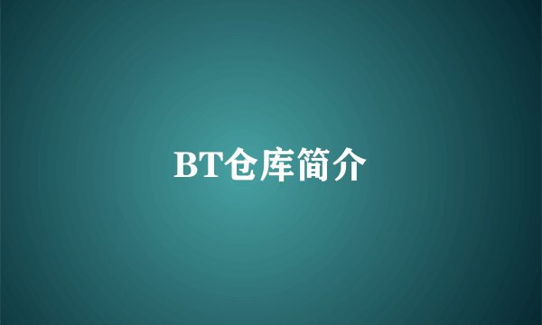 BT仓库简介