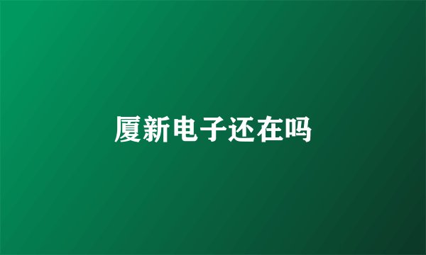 厦新电子还在吗