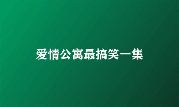 爱情公寓最搞笑一集