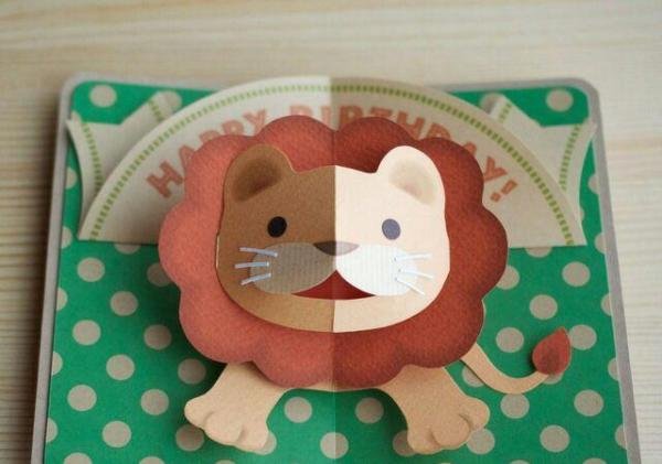 日本立体贺卡欣赏Kagisippo之小动物