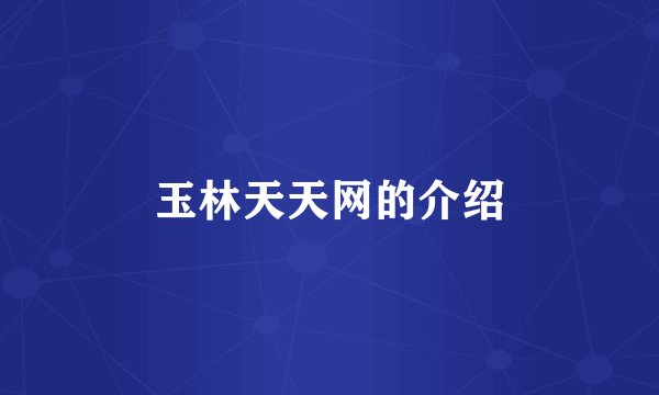 玉林天天网的介绍