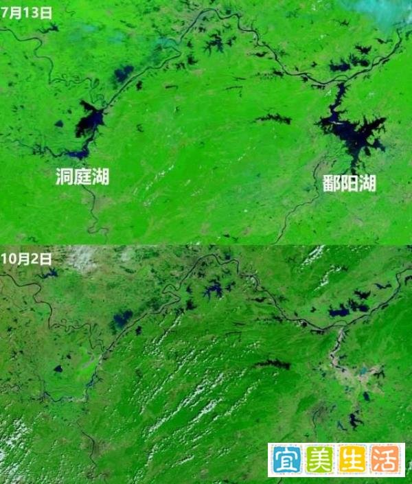 好消息确定！鄱阳湖恢复扩大，太空卫星可见，分析：仍需更多降雨