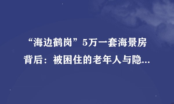 “海边鹤岗”5万一套海景房背后：被困住的老年人与隐居的年轻人