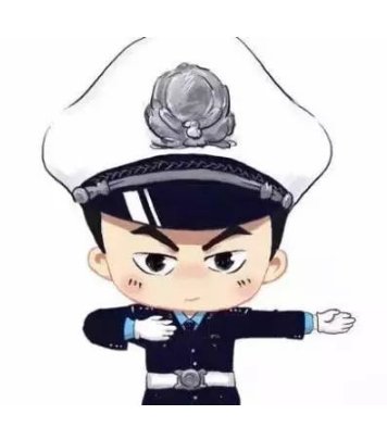 描写交警的作文