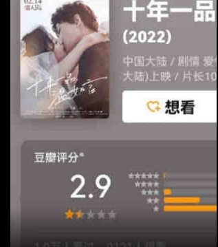 电影《十年一品温如言》开播2.9,这个分数是不是给低了?