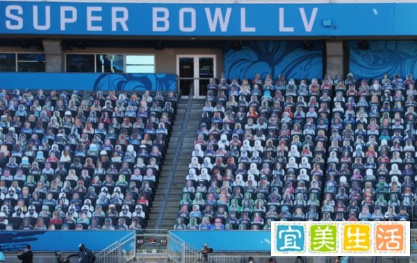 美国“超级碗”现场坐3万个纸片人，每个纸板收费100美元