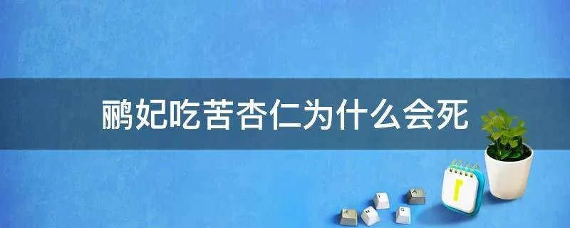 鹂妃吃苦杏仁为什么会死