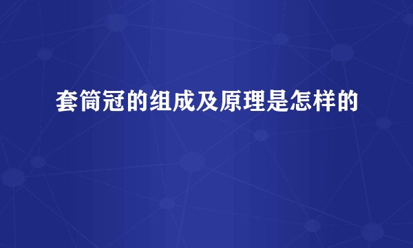 套筒冠的组成及原理是怎样的