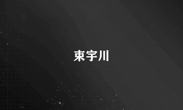 束宇川