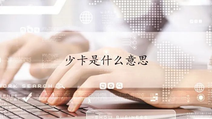 少卡是什么意思